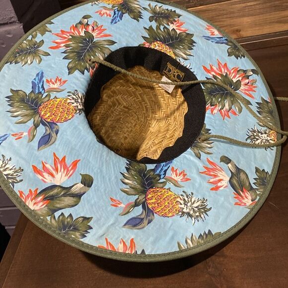 Dorfman Pacific Co Authentic 100% Rush/Paja Hawaiian Pineapples Size L/XL - Picture 5 of 9